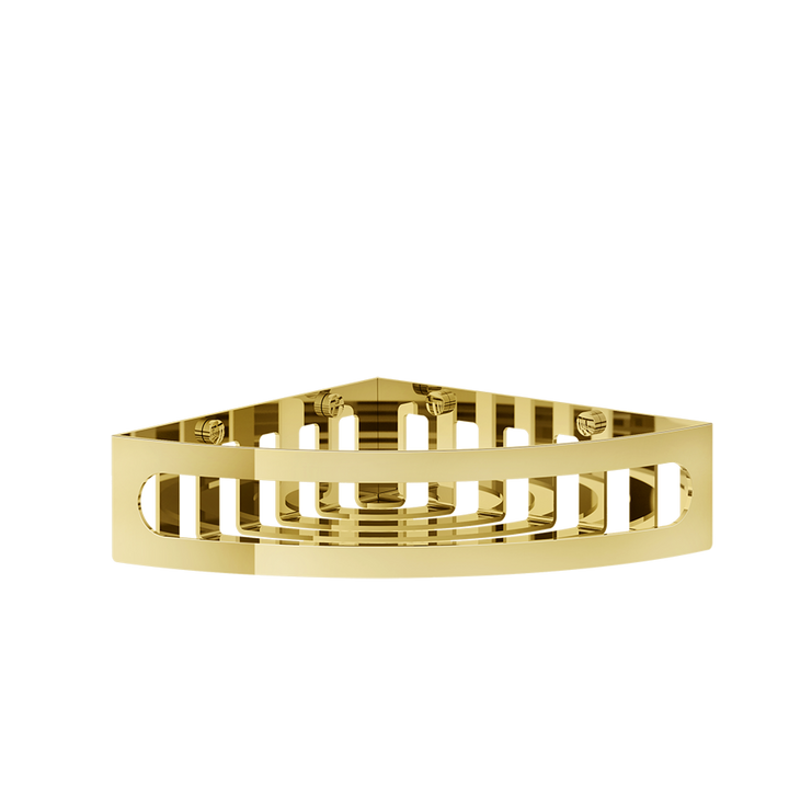 Rilievo Corner Shelf - 59561 Bathroom Accessories GESSI Gold PVD