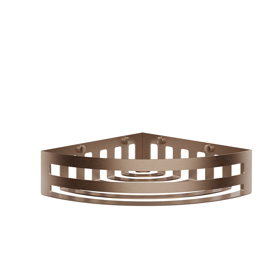 Rilievo Corner Shelf - 59561 Bathroom Accessories GESSI Copper Brushed PVD
