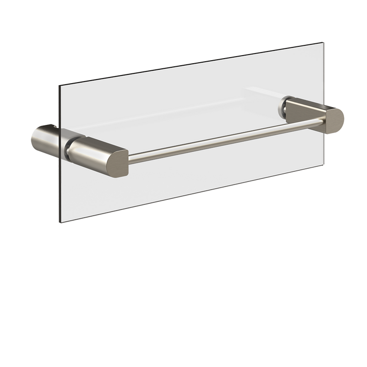 Rilievo Towel Rail For Glass Fixing - 59562 Bathroom Accessories GESSI Finox Brushed Nickel