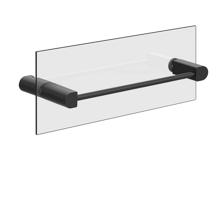 Rilievo Towel Rail For Glass Fixing - 59562 Bathroom Accessories GESSI Matte Black