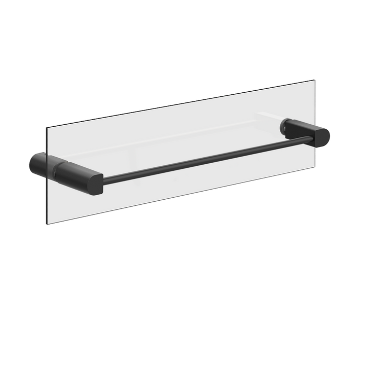 Rilievo Towel Rail For Glass Fixing - 59564 Bathroom Accessories GESSI Matte Black