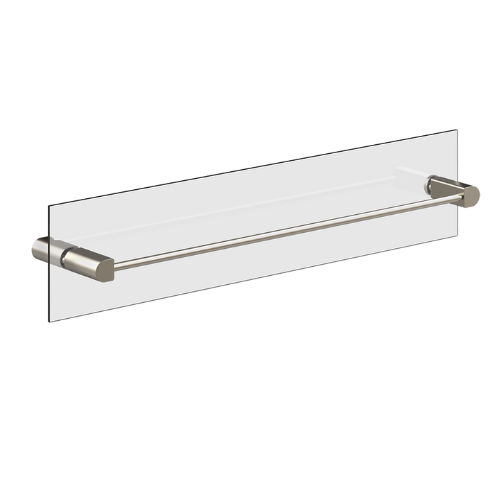 Rilievo Towel Rail For Glass Fixing - 59566 Bathroom Accessories GESSI Finox Brushed Nickel