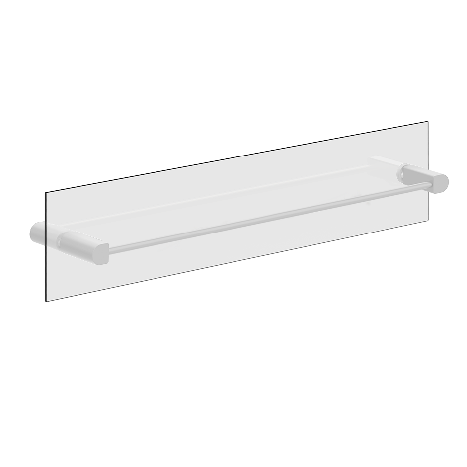 Rilievo Towel Rail For Glass Fixing - 59566 Bathroom Accessories GESSI Matte White