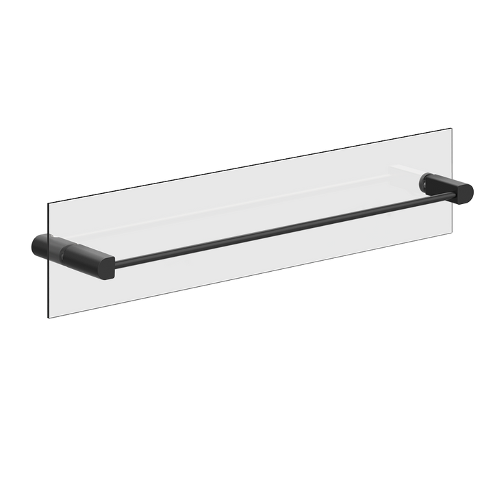 Rilievo Towel Rail For Glass Fixing - 59566 Bathroom Accessories GESSI Matte Black