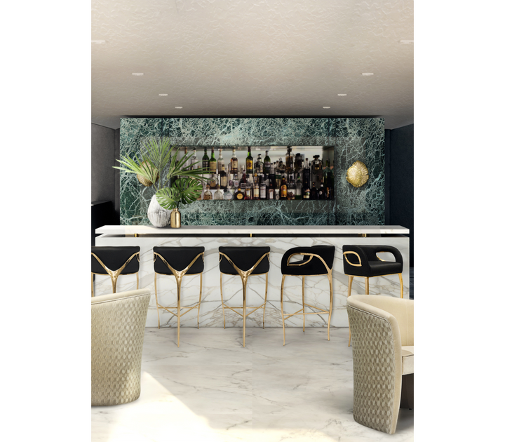 Chandra Bar Stool  KOKET   