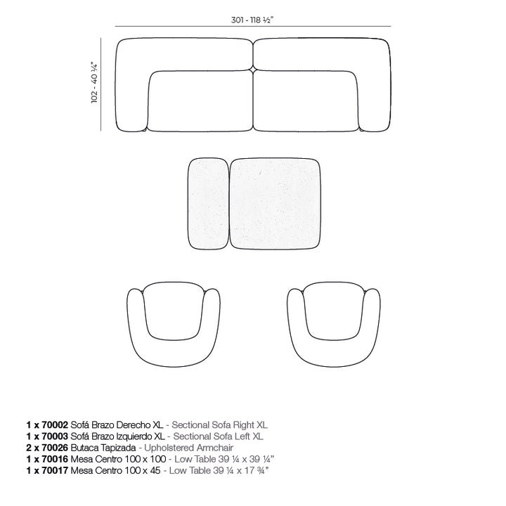 MILOS MODULAR SOFA Outdoor Vondom   