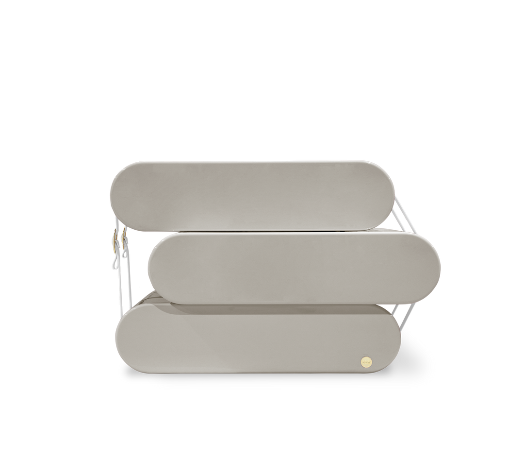 Cloud 3 Drawers Chest  Circu Taupe  