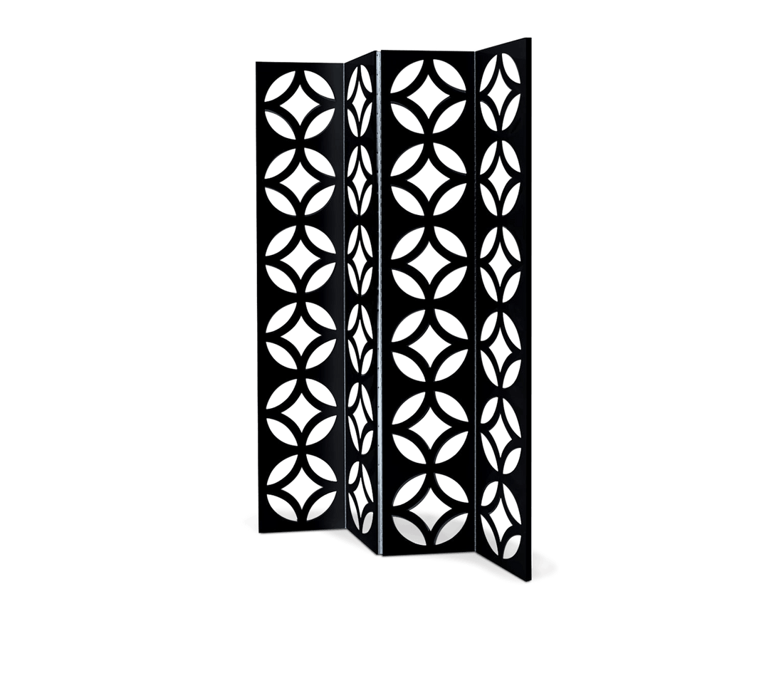 jay folding screen Others Boca Do Lobo Black Lacquer