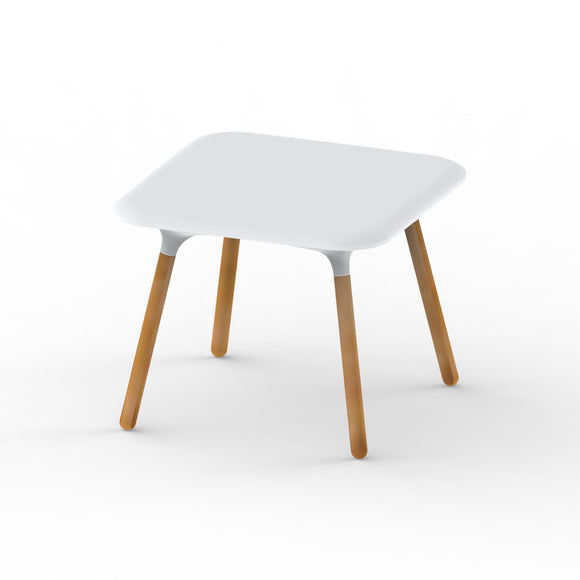 Sloo Table - Iroko Wood Legs Outdoor Vondom   