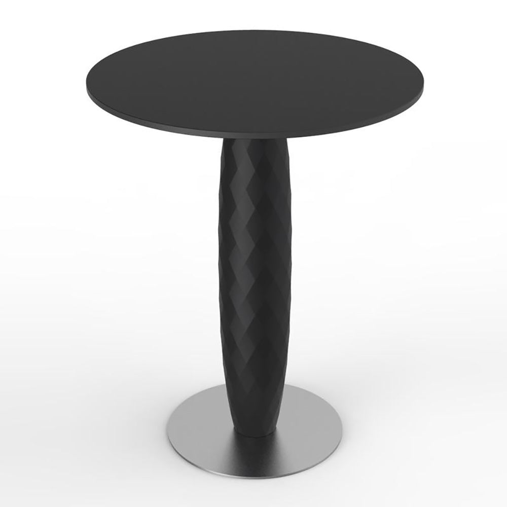 Vases Round Table Outdoor Vondom Small ( Ø59x74 cm) Basic Anthracite