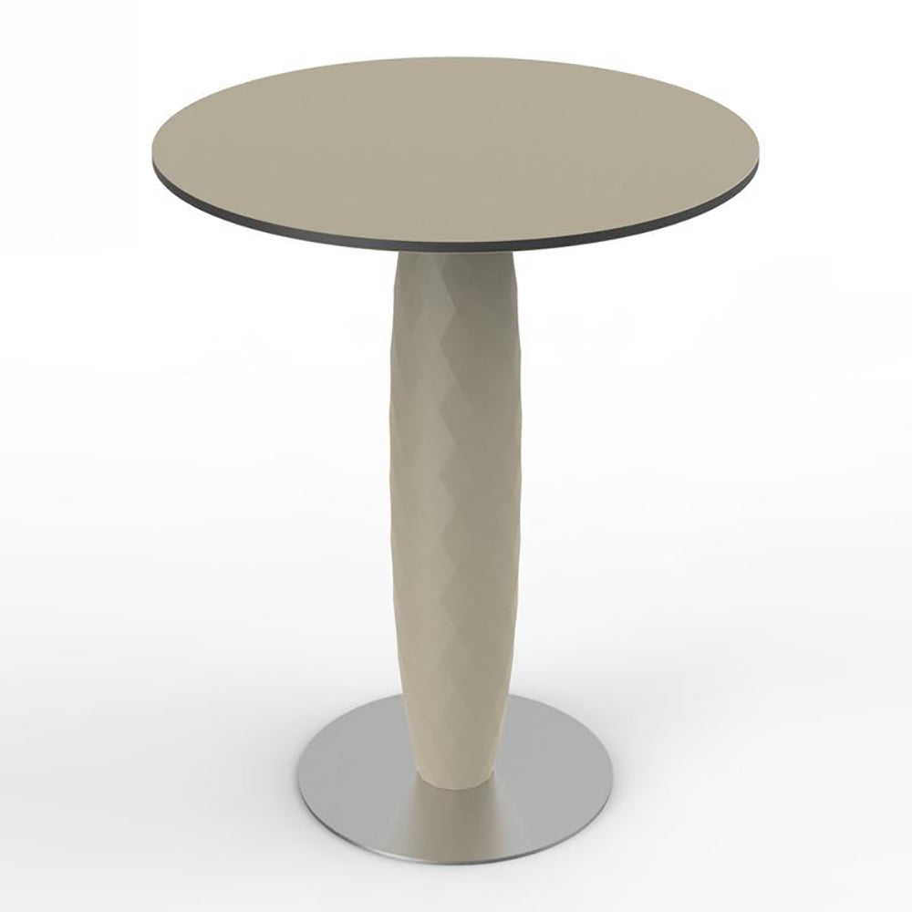 Vases Round Table Outdoor Vondom Small ( Ø59x74 cm) Basic Taupe