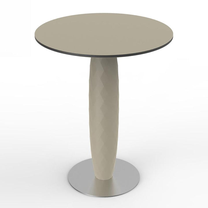 Vases Round Table Outdoor Vondom Small ( Ø59x74 cm) Basic Taupe