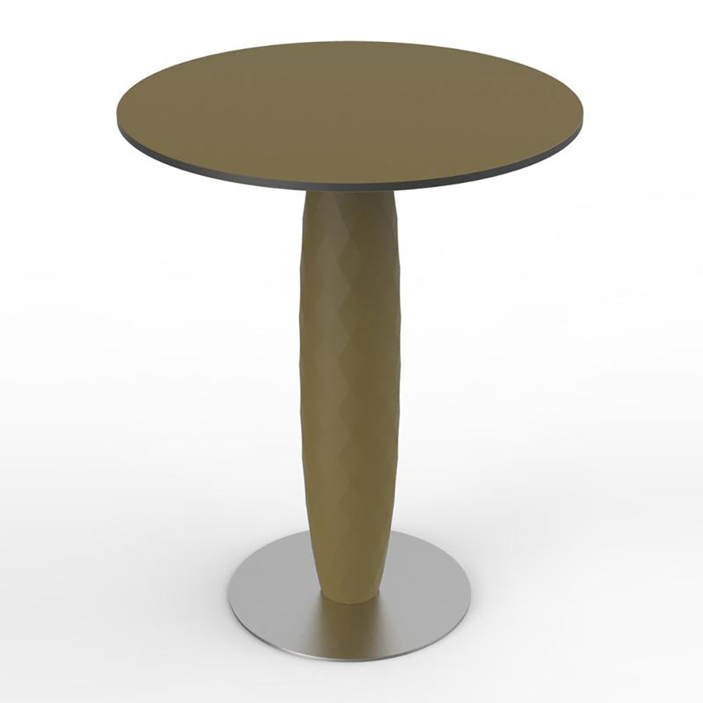 Vases Round Table Outdoor Vondom Small ( Ø59x74 cm) Basic Khaki