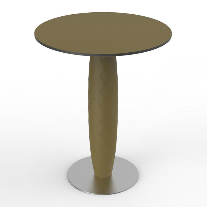 Vases Round Table Outdoor Vondom Small ( Ø59x74 cm) Basic Khaki