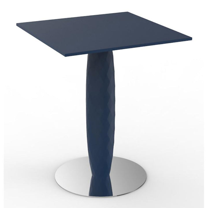 Vases Square Table Outdoor Vondom Small (59x59x74 cm) Basic Navy