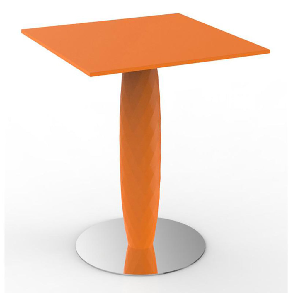 Vases Square Table Outdoor Vondom Small (59x59x74 cm) Basic Orange