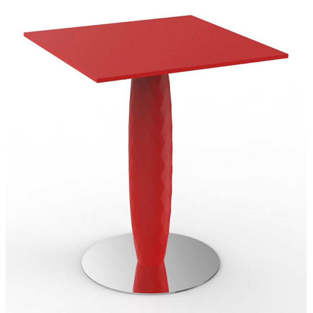 Vases Square Table Outdoor Vondom Small (59x59x74 cm) Basic Red