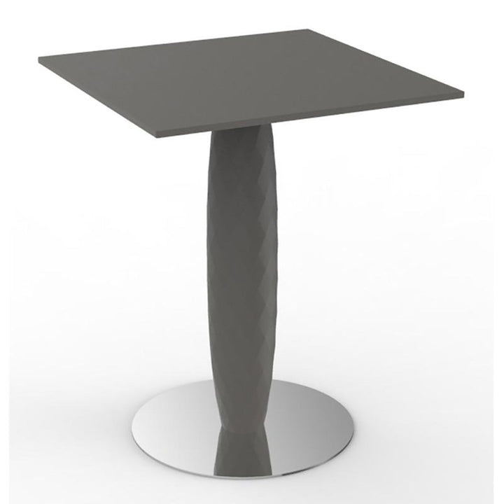 Vases Square Table Outdoor Vondom Small (59x59x74 cm) Basic Taupe