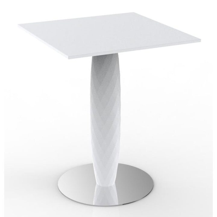 Vases Square Table Outdoor Vondom Small (59x59x74 cm) Basic White