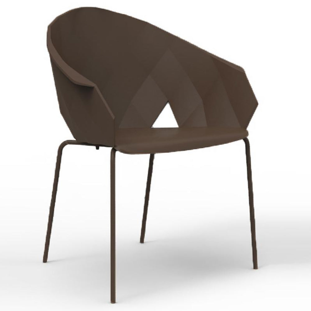 Vases Stackable Chair (Set of 4) Outdoor Vondom Bronze Chair Only 