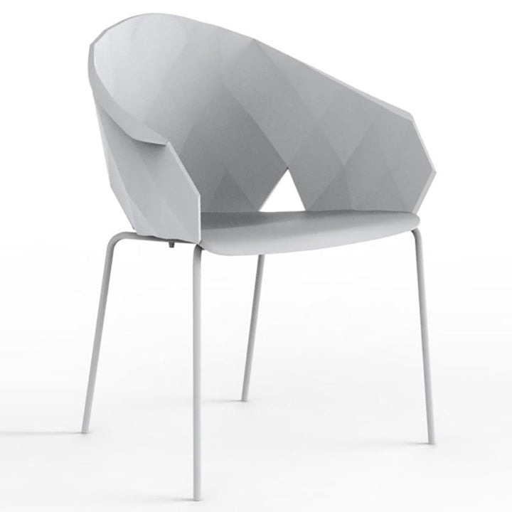 Vases Stackable Chair (Set of 4) Outdoor Vondom White Chair Only 