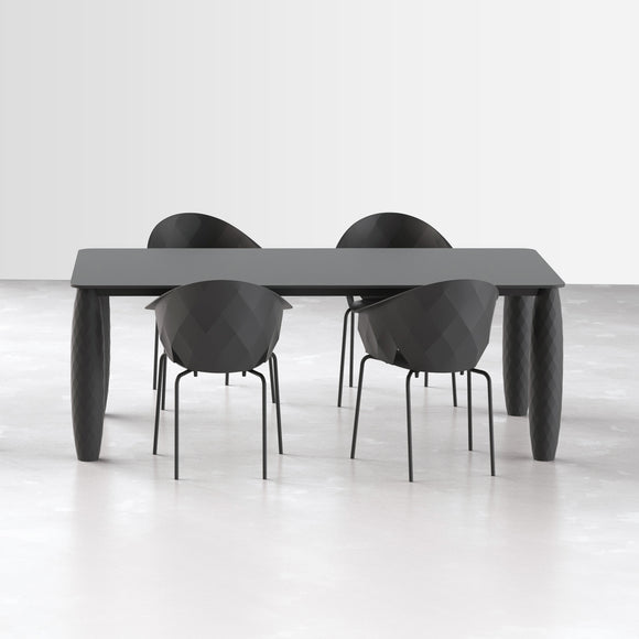 Vases Stackable Chair (Set of 4) Outdoor Vondom   