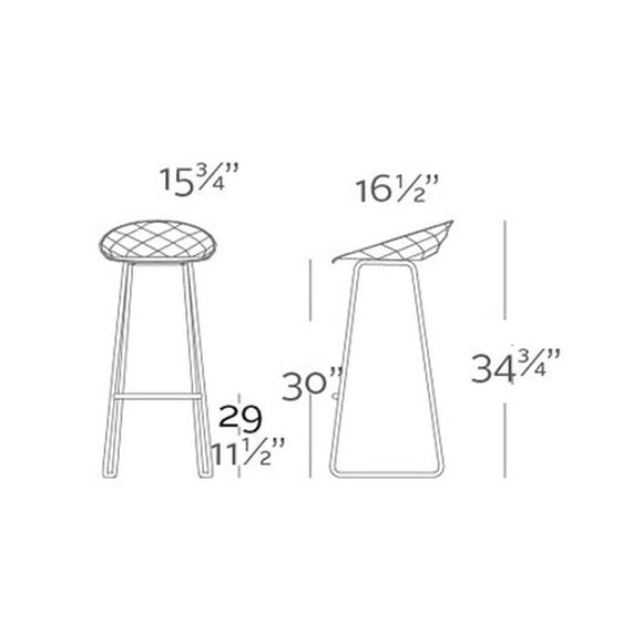 Vases Bar Stool (Set of 2) Outdoor Vondom   