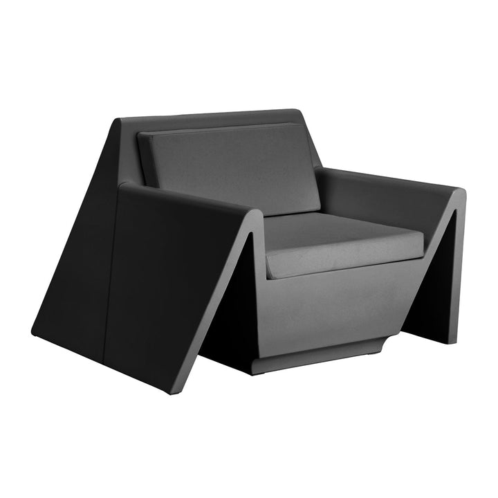 Rest Lounge Chair Outdoor Vondom Basic Anthracite  
