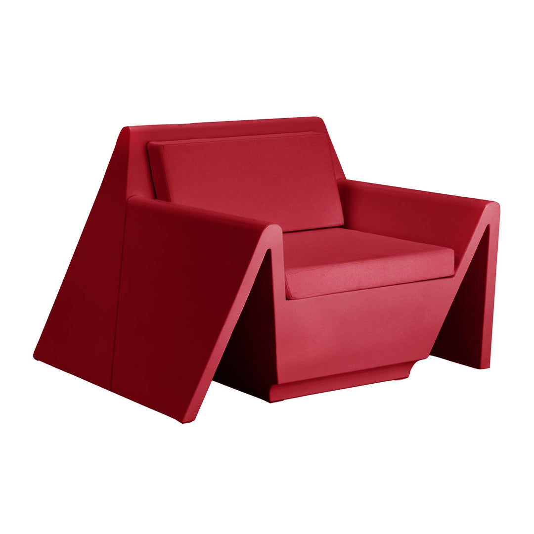 Rest Lounge Chair Outdoor Vondom Basic Red  