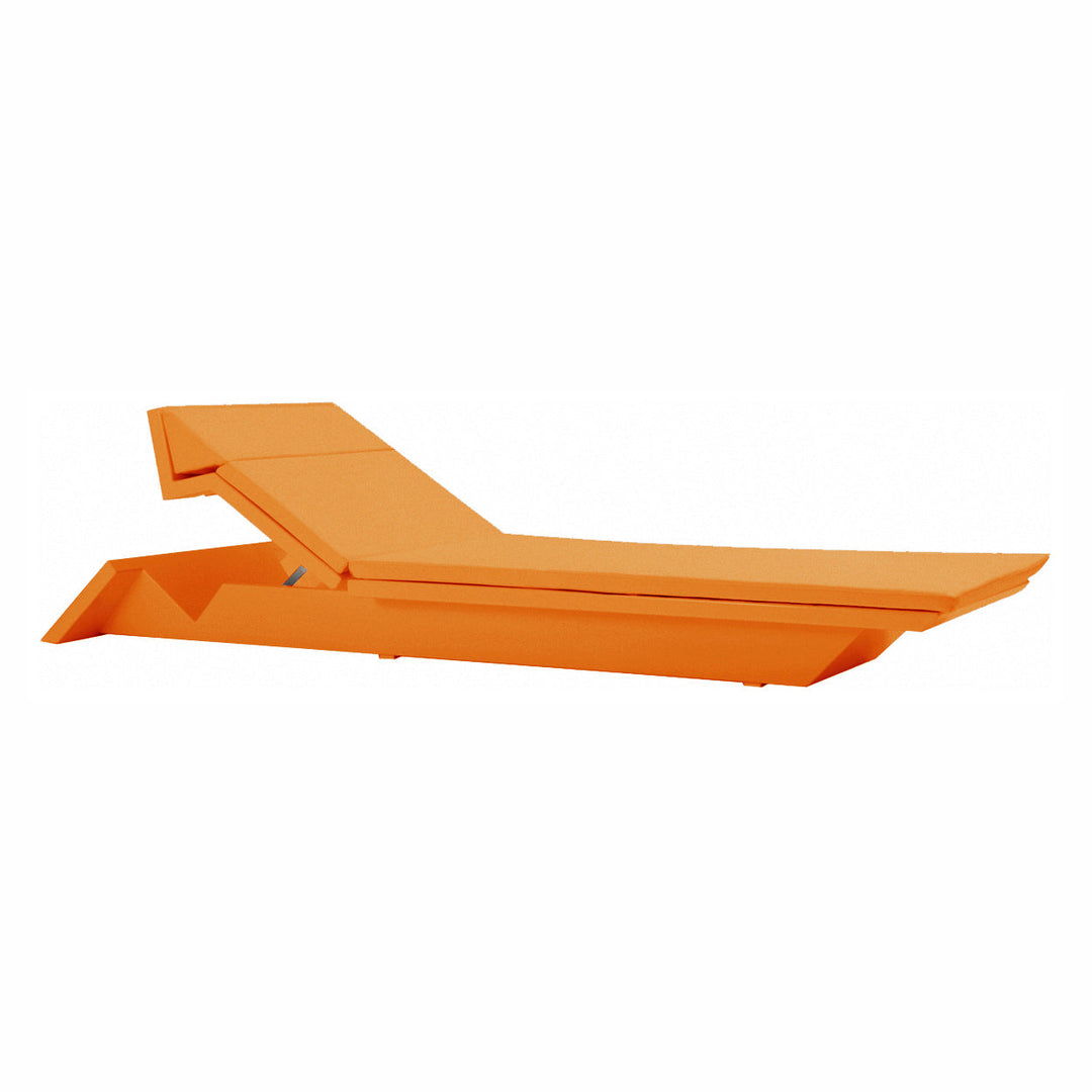 Rest Sun Chaise Outdoor Vondom Basic Orange