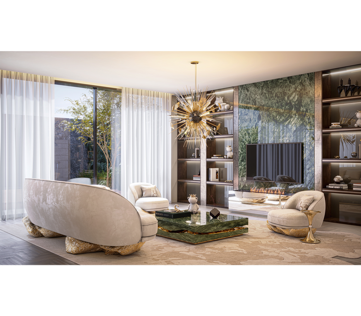 quarry carrara marble center table - Image 26