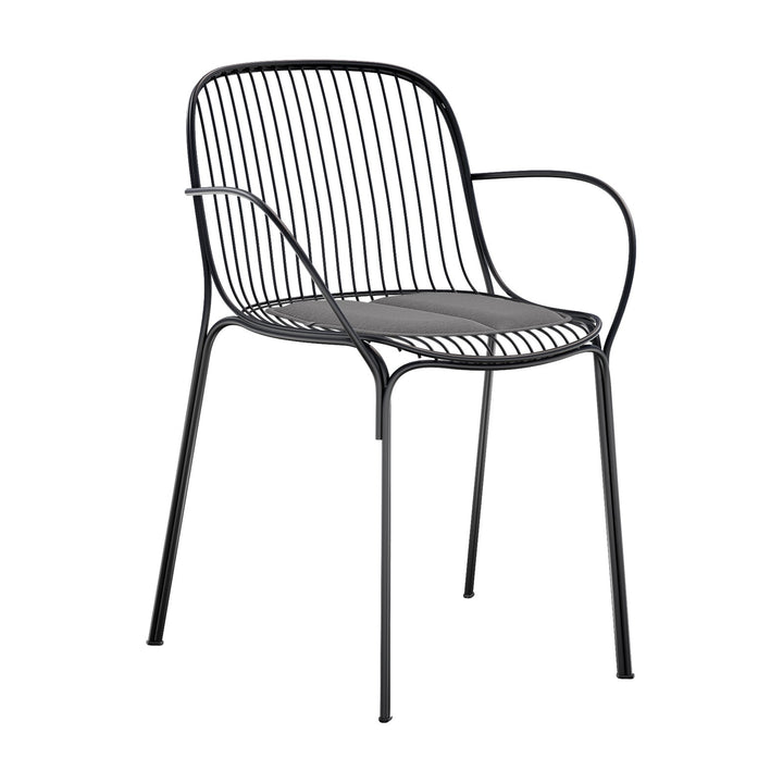 Hiray Dining Armchair Chairs Kartell Black Anthracite
