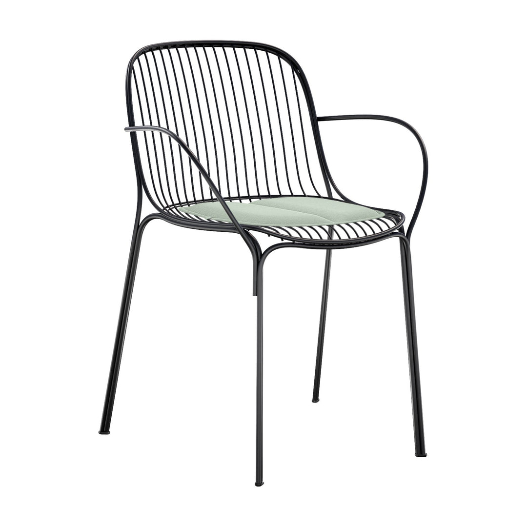 Hiray Dining Armchair Chairs Kartell Black Sage