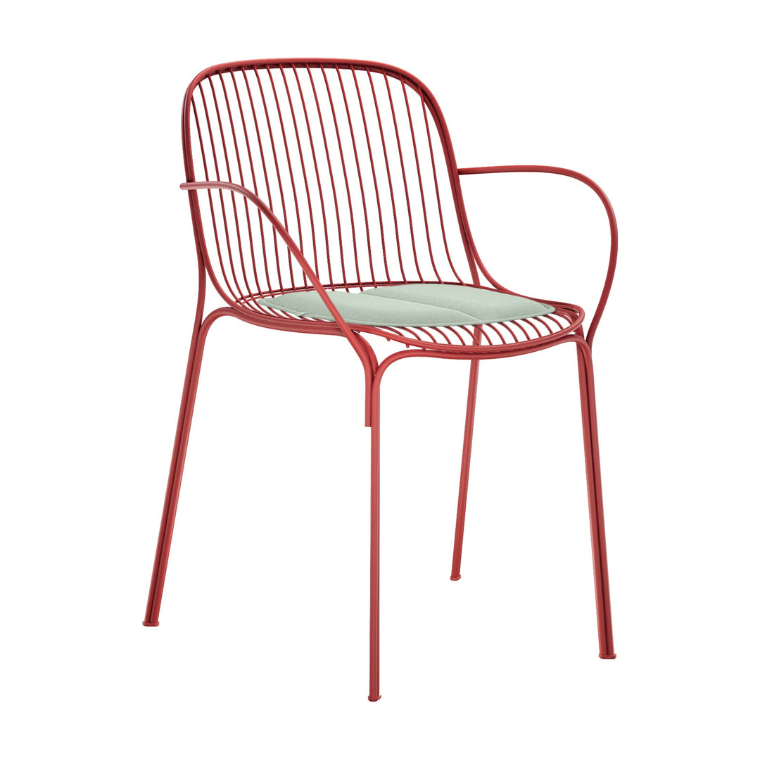 Hiray Dining Armchair Chairs Kartell Rust Sage