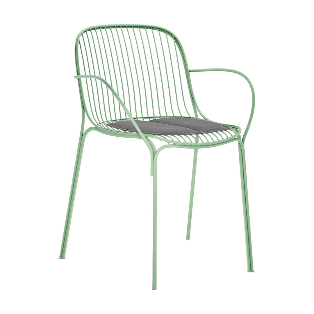 Hiray Dining Armchair Chairs Kartell Sage Anthracite