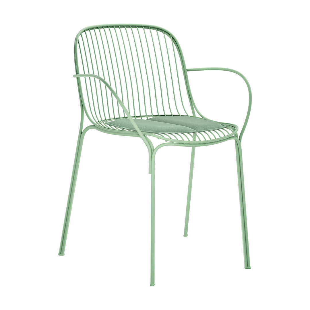 Hiray Dining Armchair Chairs Kartell Sage Dark Green