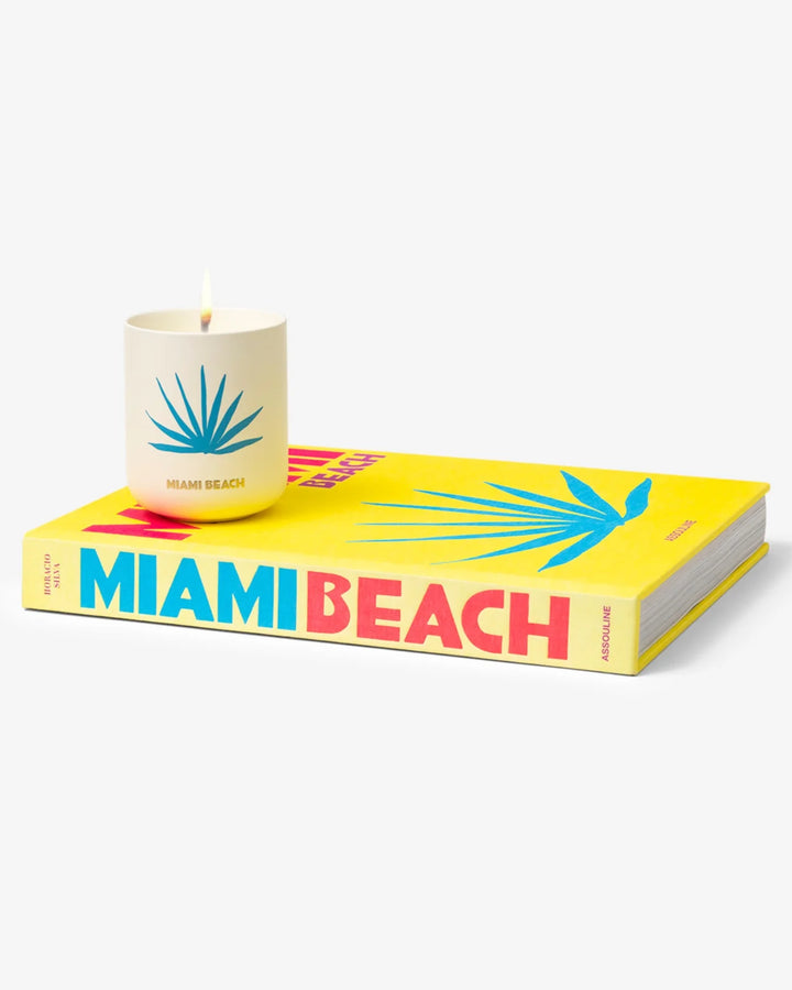 Miami Beach - Candle and Book Gift Set Gift Set Assouline