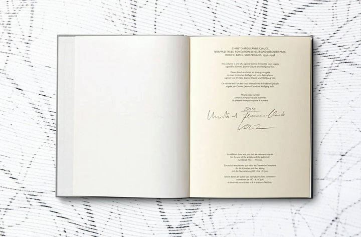 Christo and Jeanne-Claude. Wrapped Trees. Basel 1997–1998 Print Books Taschen   