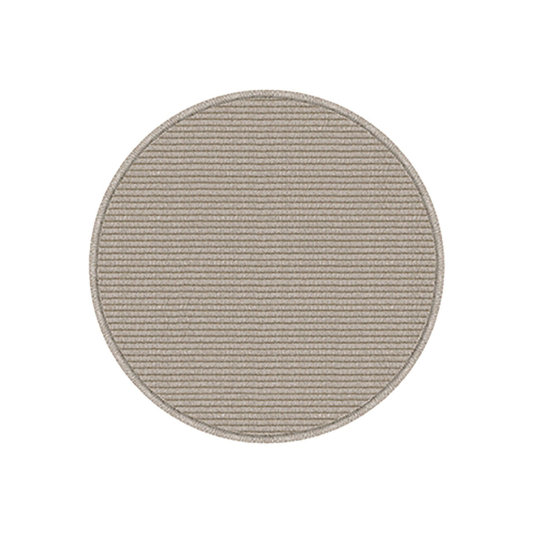 Eras Round Outdoor Rug Outdoor Vondom Light Grey Small: 6 Ft 7 In