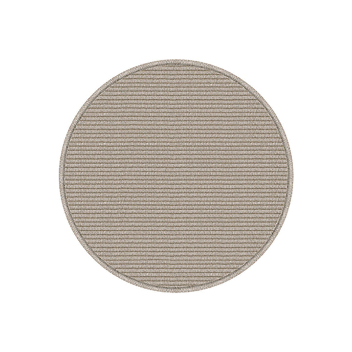 Eras Round Outdoor Rug Outdoor Vondom Light Grey Small: 6 Ft 7 In