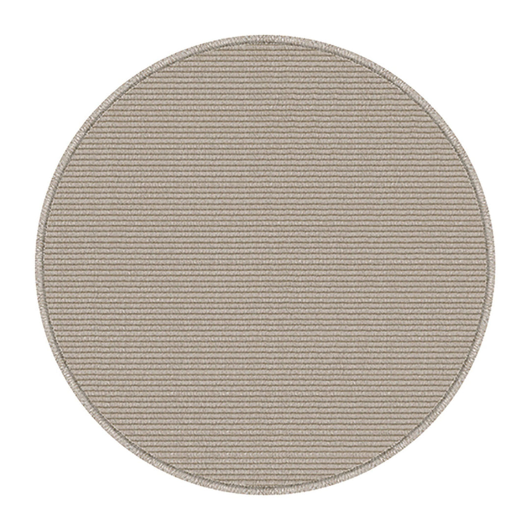 Eras Round Outdoor Rug Outdoor Vondom Light Grey Large: 9 Ft 10 In