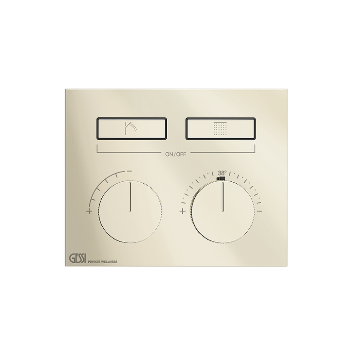 HI-FI Thermostatic Trim Showers GESSI Nickel PVD