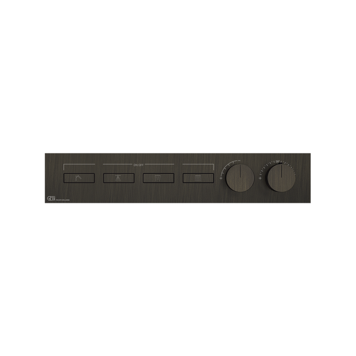 HI-FI Thermostatic Mixer For Four Simultaneous Functions- 63016 Showers GESSI Aged Bronze