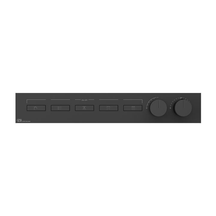 HI-FI Linear Thermostatic Mixer - 63018 Showers GESSI Matte Black