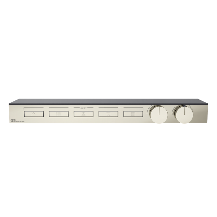 Hi-Fi Thermostatic Shelf Mixer - 63028 Showers GESSI Nickel PVD