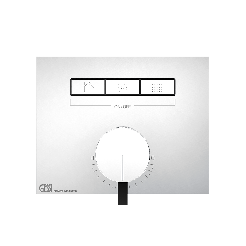 Hi-Fi Thermostatic Mixer - 63081 Showers GESSI Chrome