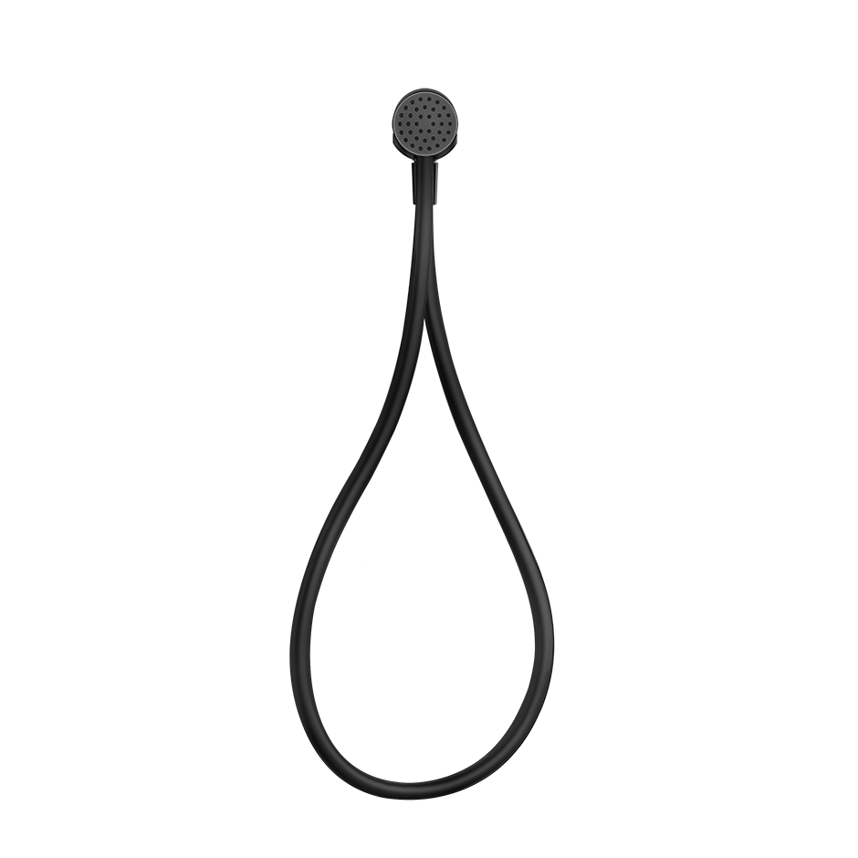 HI-FI Magnetic Anti-Limestone Handshower Set Showers GESSI Black Metal PVD
