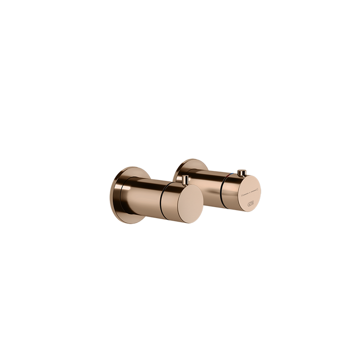 Anello Thermostatic Shower Mixer - 63333 Bathroom Accessories GESSI Copper PVD