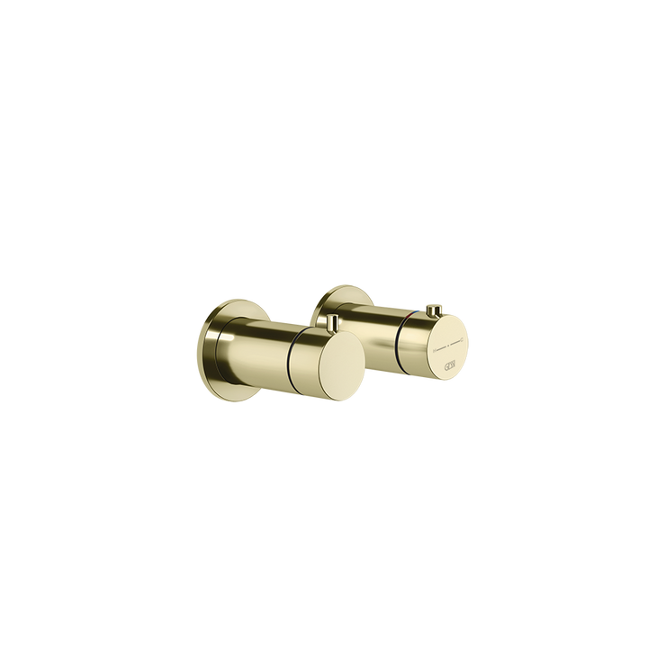 Anello Thermostatic Shower Mixer - 63333 Bathroom Accessories GESSI Brass PVD