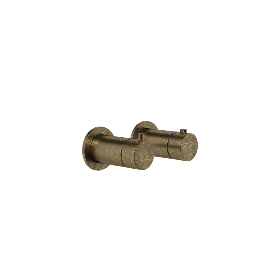 Anello Thermostatic Shower Mixer - 63333 Bathroom Accessories GESSI Antique Brass